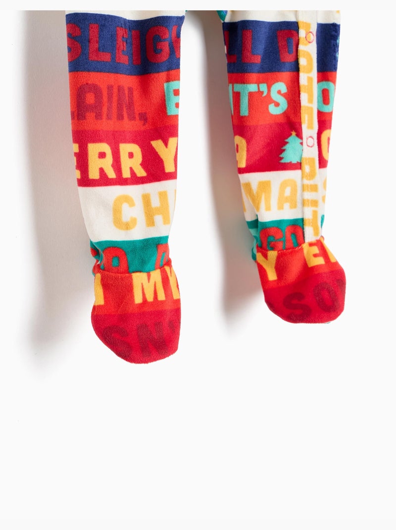 Kerstbabypakje van fluweel, mo fashion Rood - Kiabi