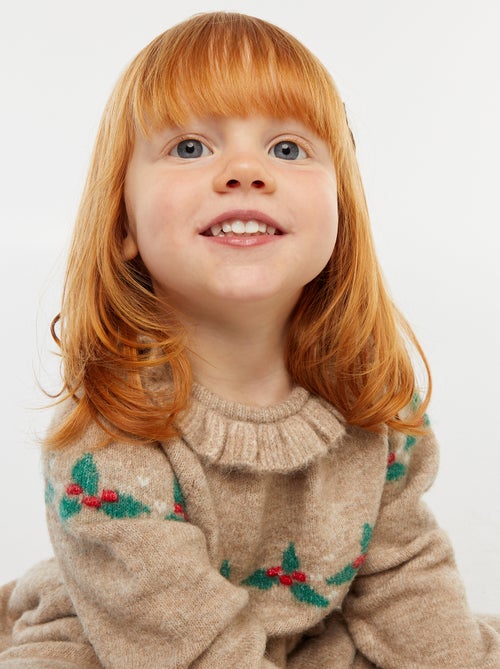 Kerstjurk met kraagje - Kiabi