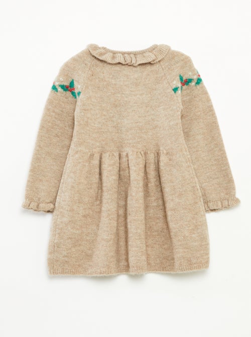 Kerstjurk met kraagje - Kiabi