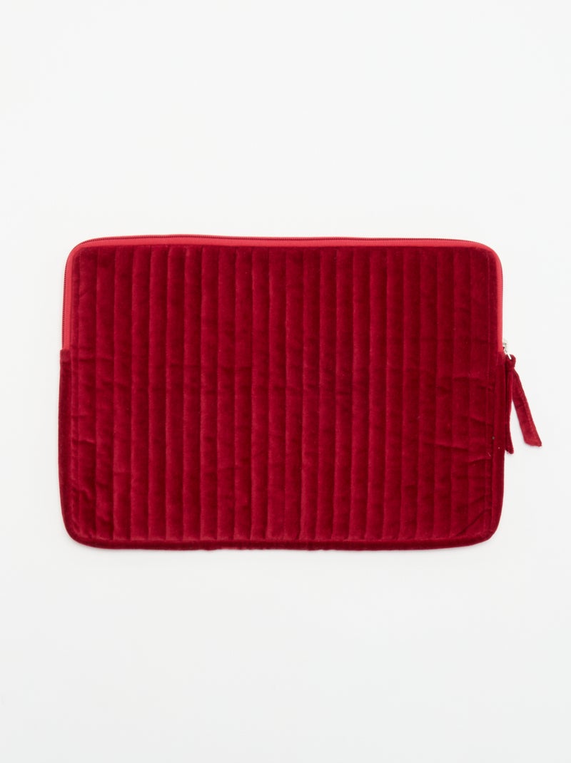 Kerstlaptophoes 36x25 cm Rood - Kiabi