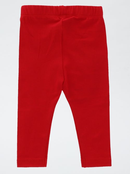 Kerstlegging van effen katoenjersey met Snoopy-print - Kiabi