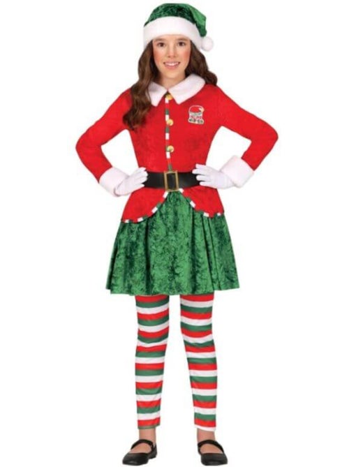 Kerstman-elfkostuum met muts - Kiabi