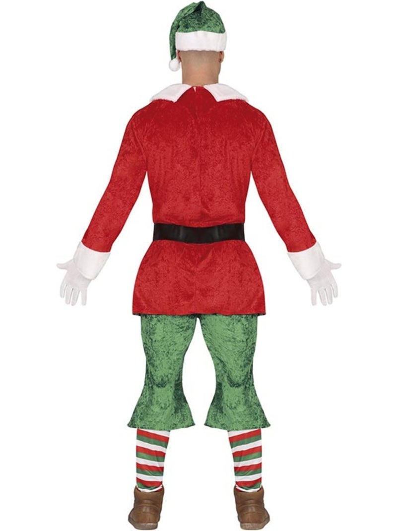 Kerstman-elfkostuum met riem Multicolor - Kiabi