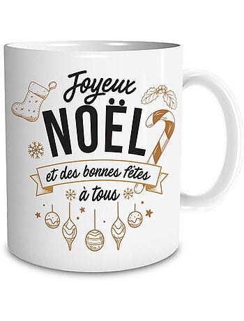 Kerstmok van keramiek – 'Vrolijk kerstfeest en fijne feestdagen'