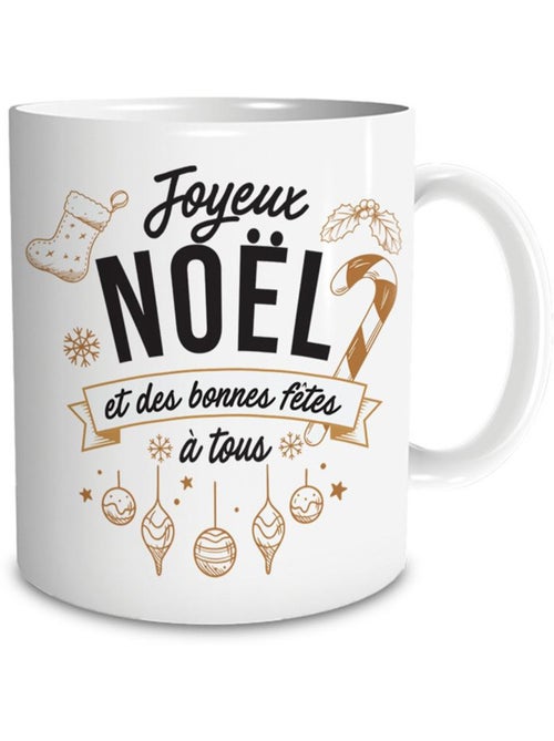 Kerstmok van keramiek – 'Vrolijk kerstfeest en fijne feestdagen' - Kiabi Kerstmok van keramiek – 'Vrolijk kerstfeest en fijne feestdagen' - Kiabi