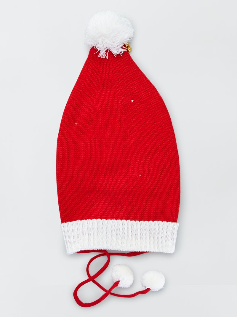 Kerstmuts met ledlampjes wit - Kiabi