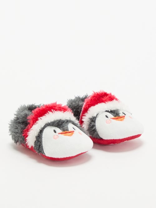 Kerstpantoffels 'pinguïn' - Kiabi