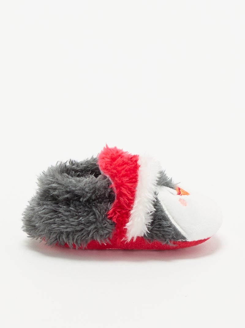 Kerstpantoffels 'pinguïn' Zwart - Kiabi