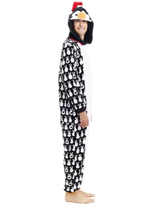 Kerstpinguïnkostuum of pyjama met capuchon - Kiabi