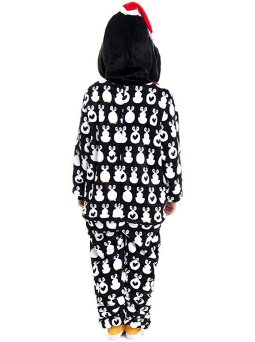 Kerstpinguïnkostuum of pyjama met capuchon - Kiabi