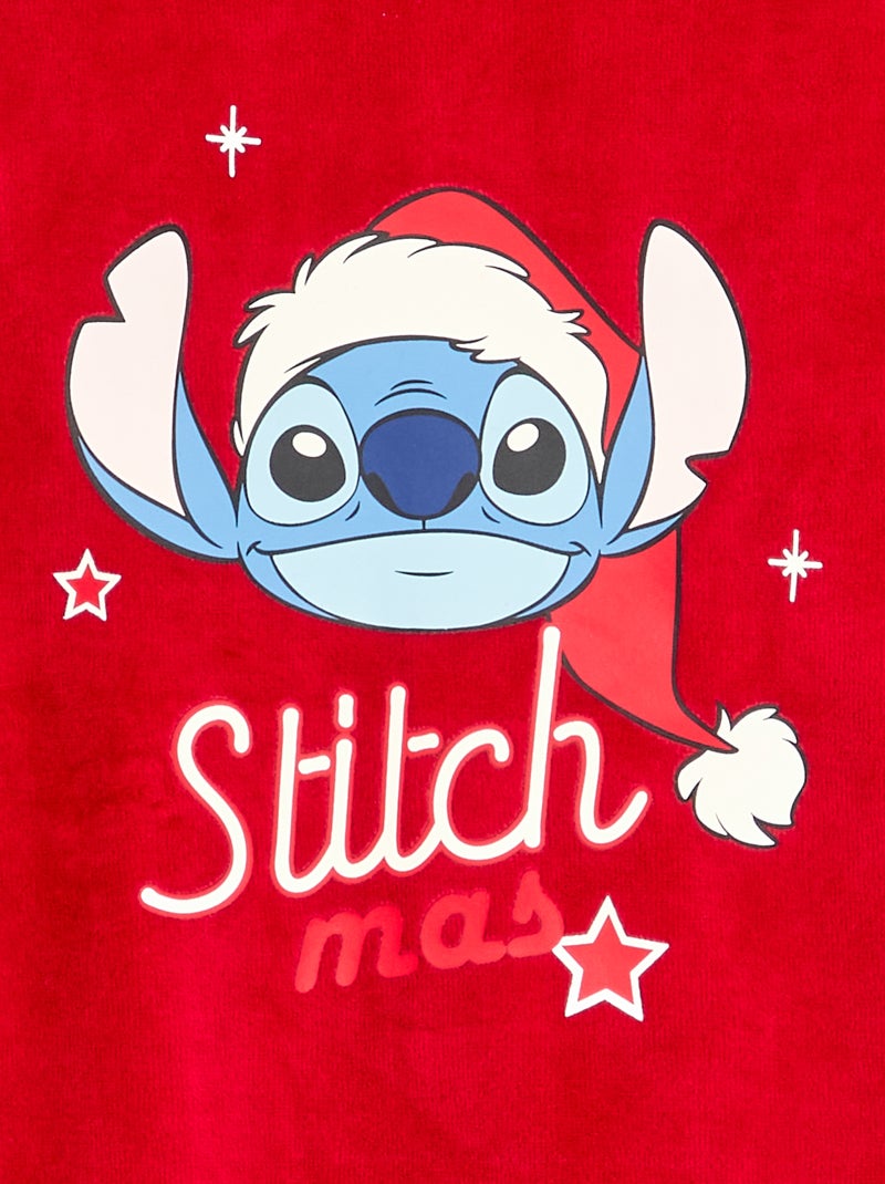 Kerstpyjamapakje 'Stitch' Rood - Kiabi