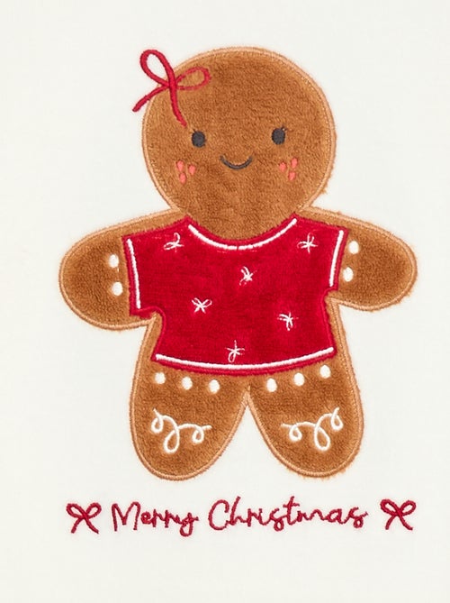 Kerstsetje - Pyjama + masker van velours - Kiabi