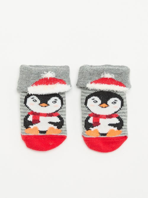 Kerstsokken 'pinguïn' - Kiabi