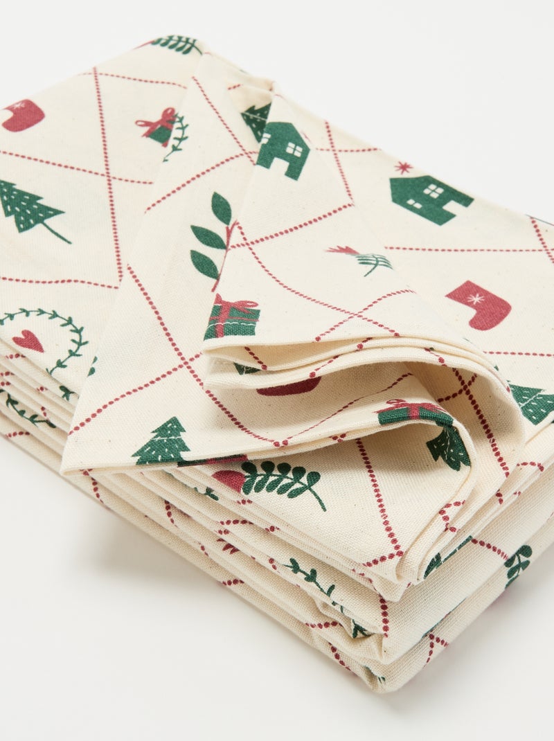 Kersttafelkleed - KIABI Home Ecru - Kiabi