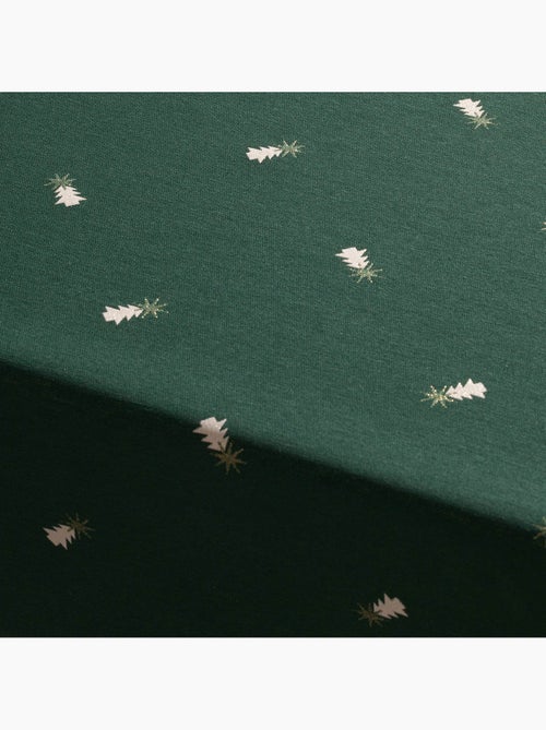 Kersttafelkleed met lurex-garen en geborduurde dennenbomen in reliëf - gamusi. - Kiabi Kersttafelkleed met lurex-garen en geborduurde dennenbomen in reliëf - gamusi. - Kiabi