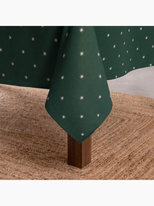 Kersttafelkleed met lurex-garen en geborduurde sterren in reliëf - gamusi. - Kiabi