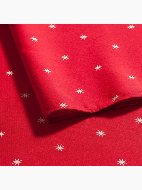 Kersttafelkleed met lurex-garen en geborduurde sterren in reliëf - gamusi. - Kiabi Kersttafelkleed met lurex-garen en geborduurde sterren in reliëf - gamusi. - Kiabi