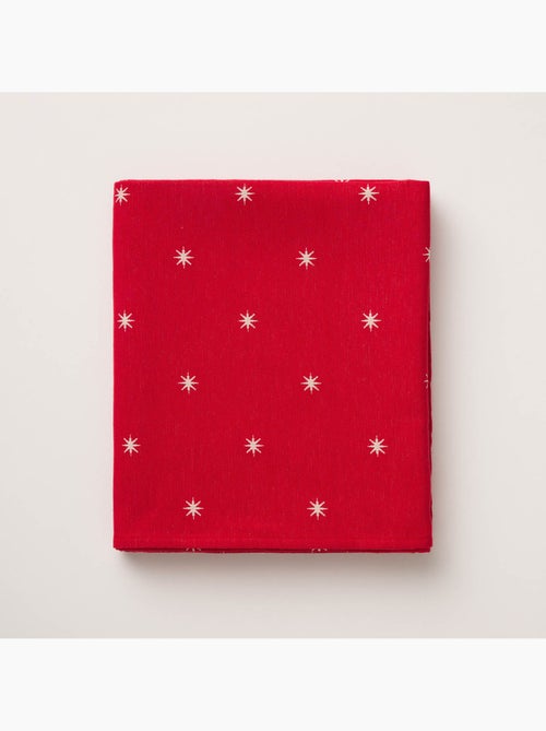 Kersttafelkleed met lurex-garen en geborduurde sterren in reliëf - gamusi. - Kiabi Kersttafelkleed met lurex-garen en geborduurde sterren in reliëf - gamusi. - Kiabi