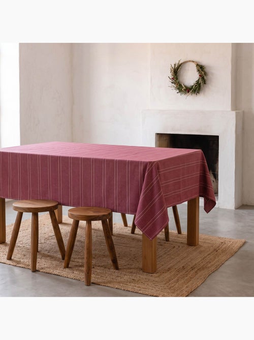 Kersttafelkleed met reliëfstrepen van lurex-garen - gamusi. - Kiabi Kersttafelkleed met reliëfstrepen van lurex-garen - gamusi. - Kiabi