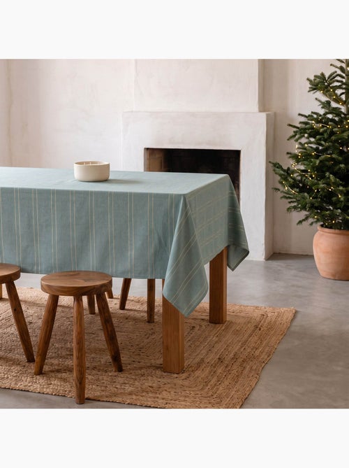 Kersttafelkleed met reliëfstrepen van lurex-garen - gamusi. - Kiabi Kersttafelkleed met reliëfstrepen van lurex-garen - gamusi. - Kiabi