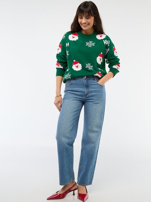 Kersttrui met jacquardmotief - Kiabi