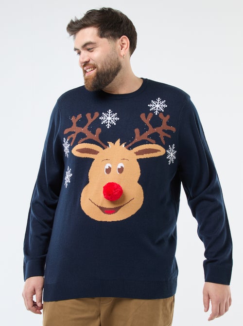 Kersttrui met rendierprint - Kiabi