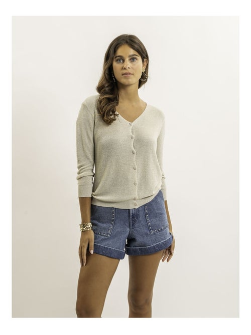 Kevel lurex vest - Kiabi Kevel lurex vest - Kiabi