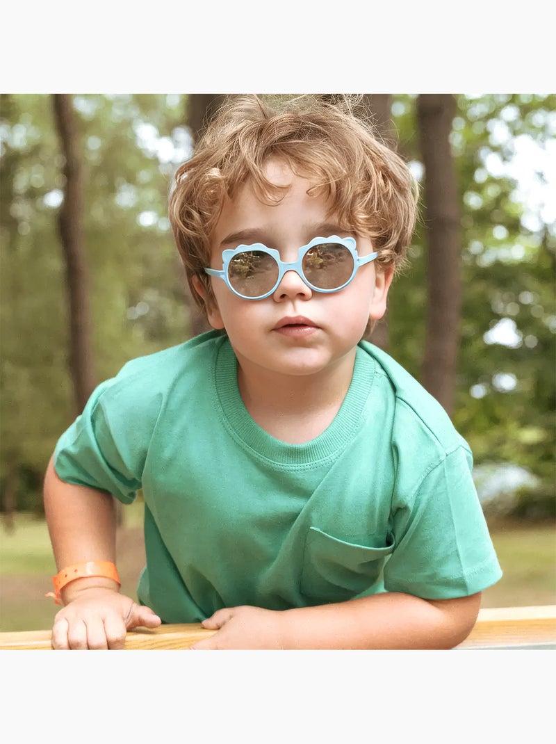 Ki et la | lunettes de soleil lion Bleu ciel - Kiabi