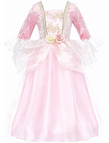 Kids costume pink and gold princess dress