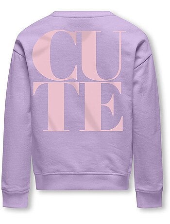 Kids only ditte violette meisjes sweatshirt