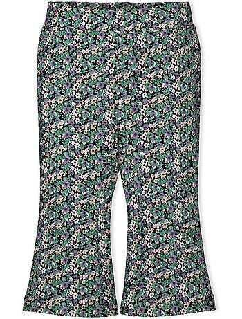 Kids only flared broek zwart/groen voor meisjes