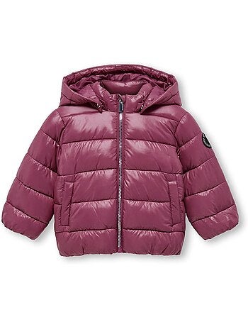Kids only gewatteerde pruimkleurige meisjes bodywarmer