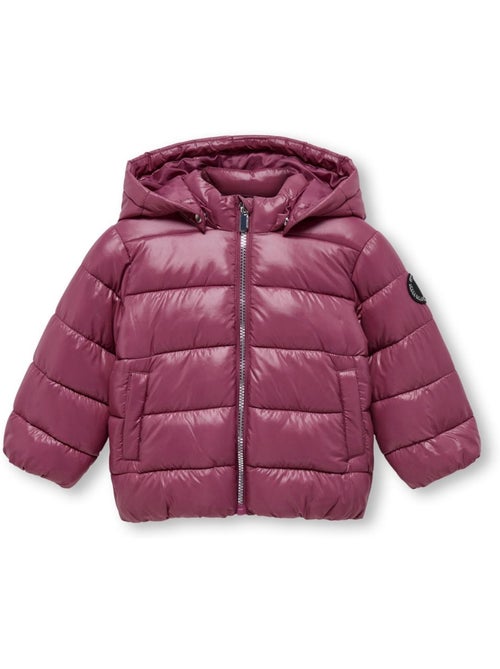 KIDS ONLY Gewatteerde Pruimkleurige Meisjes Bodywarmer - Kiabi KIDS ONLY Gewatteerde Pruimkleurige Meisjes Bodywarmer - Kiabi