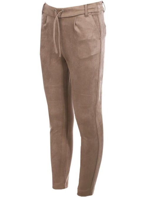 Kids Only Poptrash Beige Suède Broek voor Meisjes - Kiabi Kids Only Poptrash Beige Suède Broek voor Meisjes - Kiabi