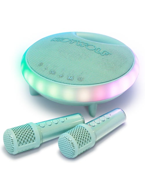 Kidywolf | karaoké portable lumineux enfant avec 2 micros kidykaraoke - Kiabi