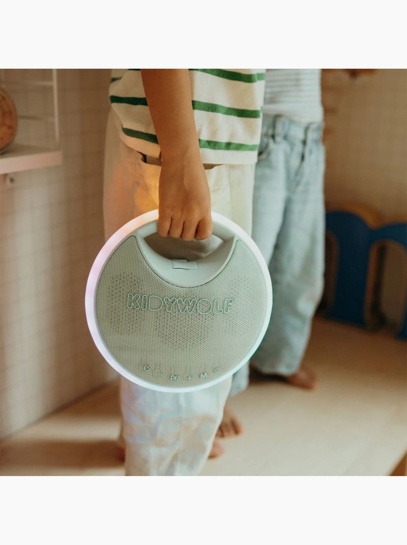 Kidywolf | karaoké portable lumineux enfant avec 2 micros kidykaraoke Vert - Kiabi