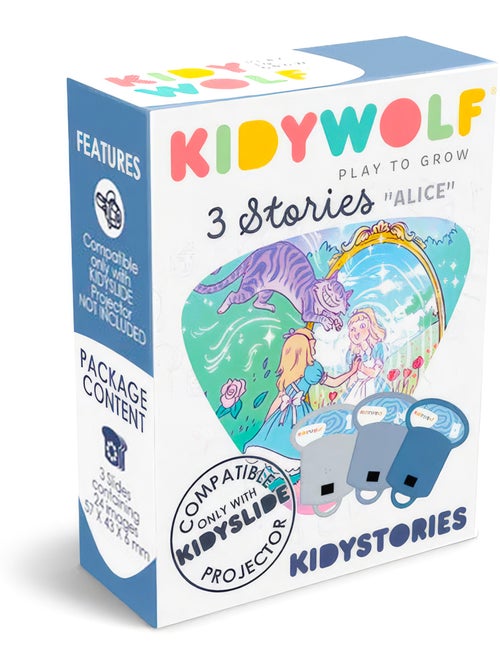 Kidywolf | kidystories recharge 3 histoires pour lampe projecteur kidyslide - Kiabi Kidywolf | kidystories recharge 3 histoires pour lampe projecteur kidyslide - Kiabi