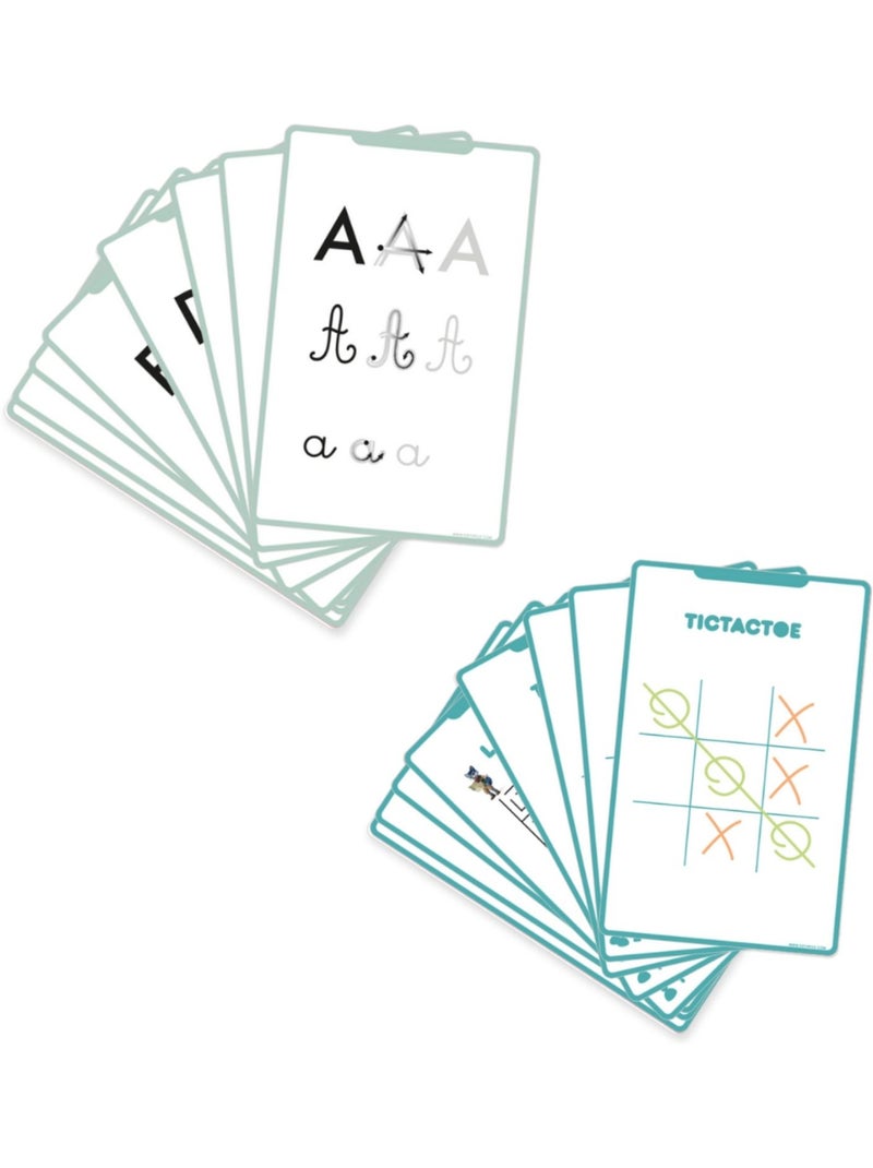 Kidywolf | recharge kidydraw mini 60 cartes jeux et éducation Bleu turquoise - Kiabi