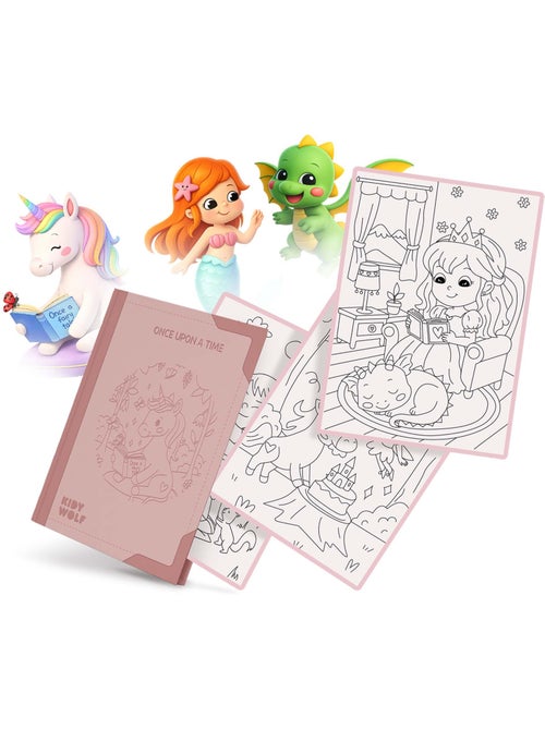 Kidywolf | recharge kidydraw pad 30 cartes à décalquer dès 6 ans - Kiabi