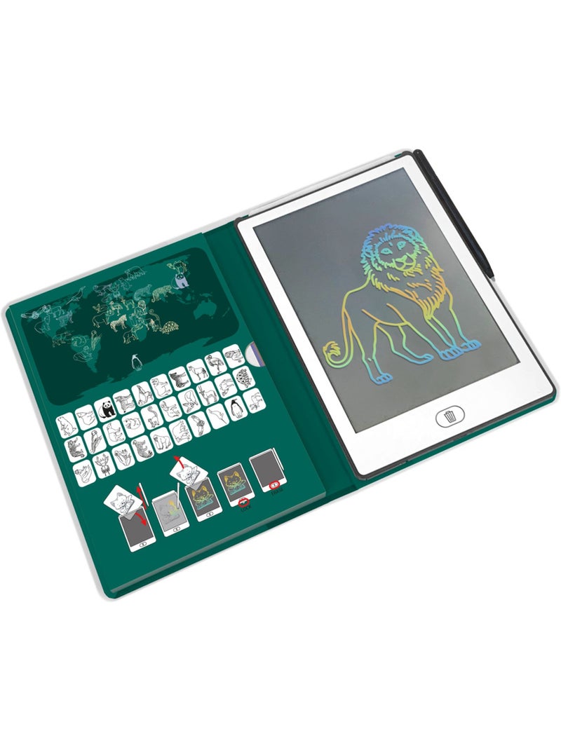 Kidywolf | tablette à dessin enfant lcd kidydraw mini Vert - Kiabi