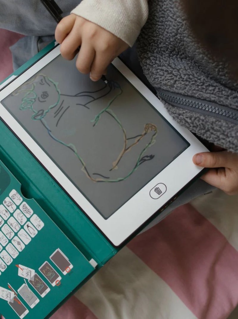 Kidywolf | tablette à dessin enfant lcd kidydraw mini Vert - Kiabi