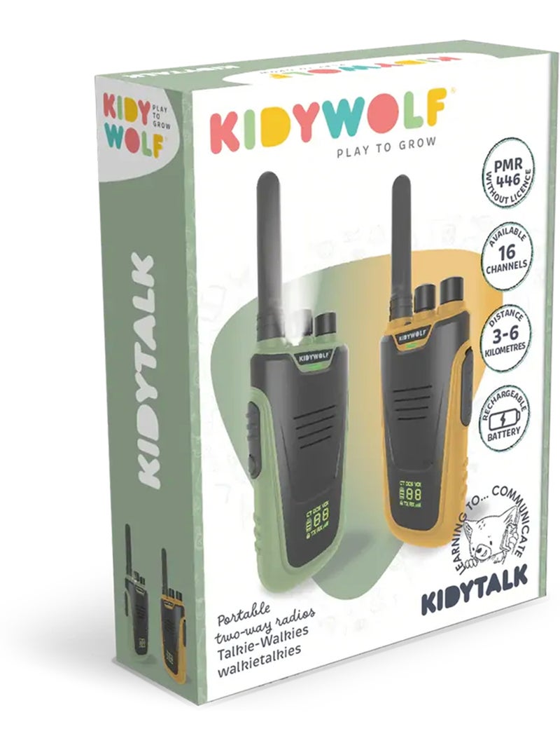 Kidywolf | talkie walkie longue portée pour enfant kidytalk N/A - Kiabi