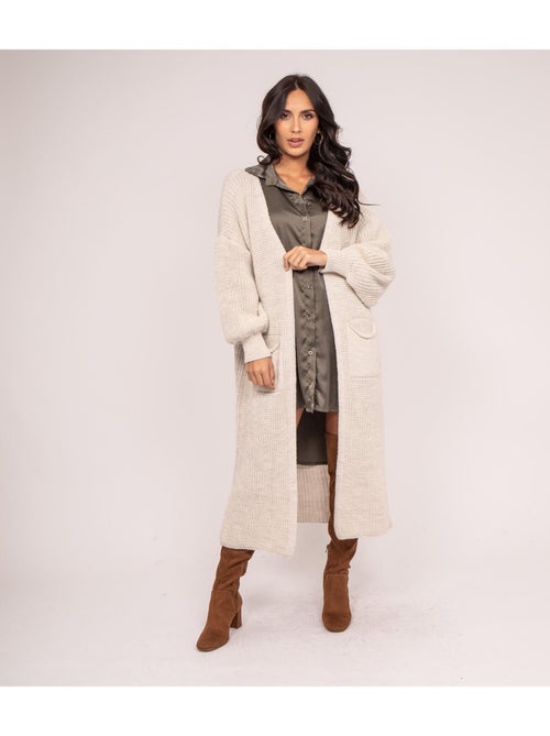 KILIAN lange open cardigan - Kiabi