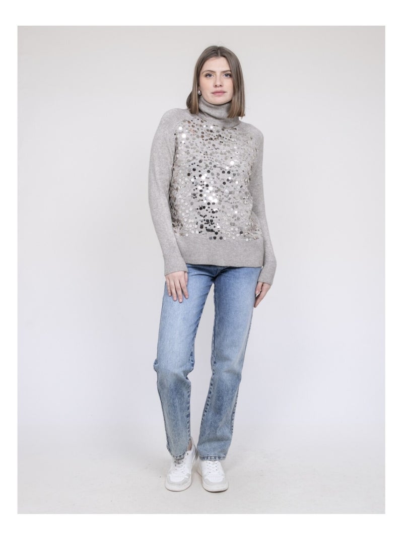 Kilision coltrui met pailletten Beige - Kiabi