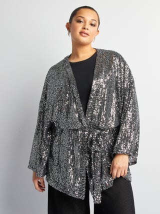 Kimono de fêtes à sequins