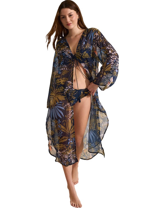 Kimono de plage mi-long amazonia - Kiabi Kimono de plage mi-long amazonia - Kiabi