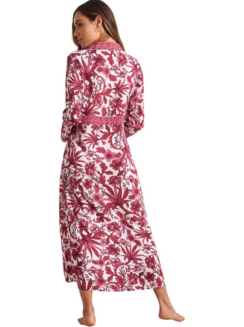 Kimono long de plage acanthus - Kiabi Kimono long de plage acanthus - Kiabi