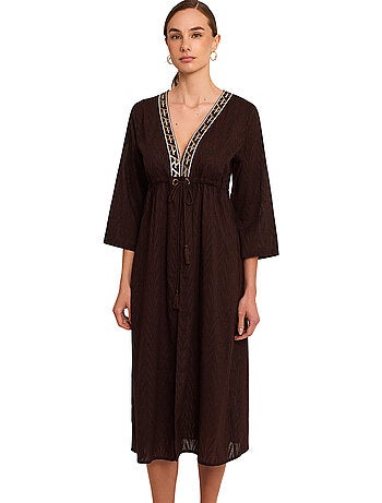 Kimono long de plage duna
