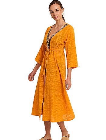 Kimono long de plage duna