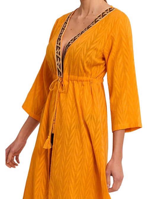 Kimono long de plage duna - Kiabi Kimono long de plage duna - Kiabi